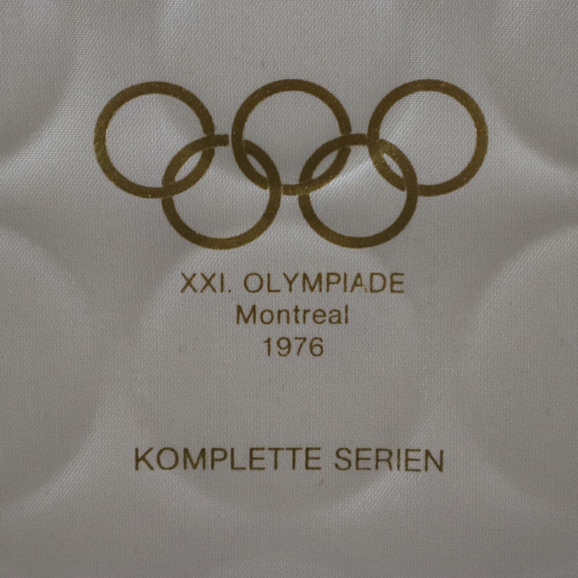 Olympia-Münzenset - 925/000 Silber, Olympische Spiele 1976 in Montreal, Kanada, komplette Serie von - Image 6 of 7