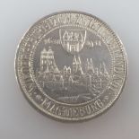 Silbermünze 3 Reichsmark 1930 - Weimarer Republik, "Magdeburg", zum 300. Jahrestag des Brands von M