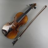 Alte deutsche Geige - 4/4 Größe, Schuster und Co, Markneuenkirchen, Baujahr 1941, auf