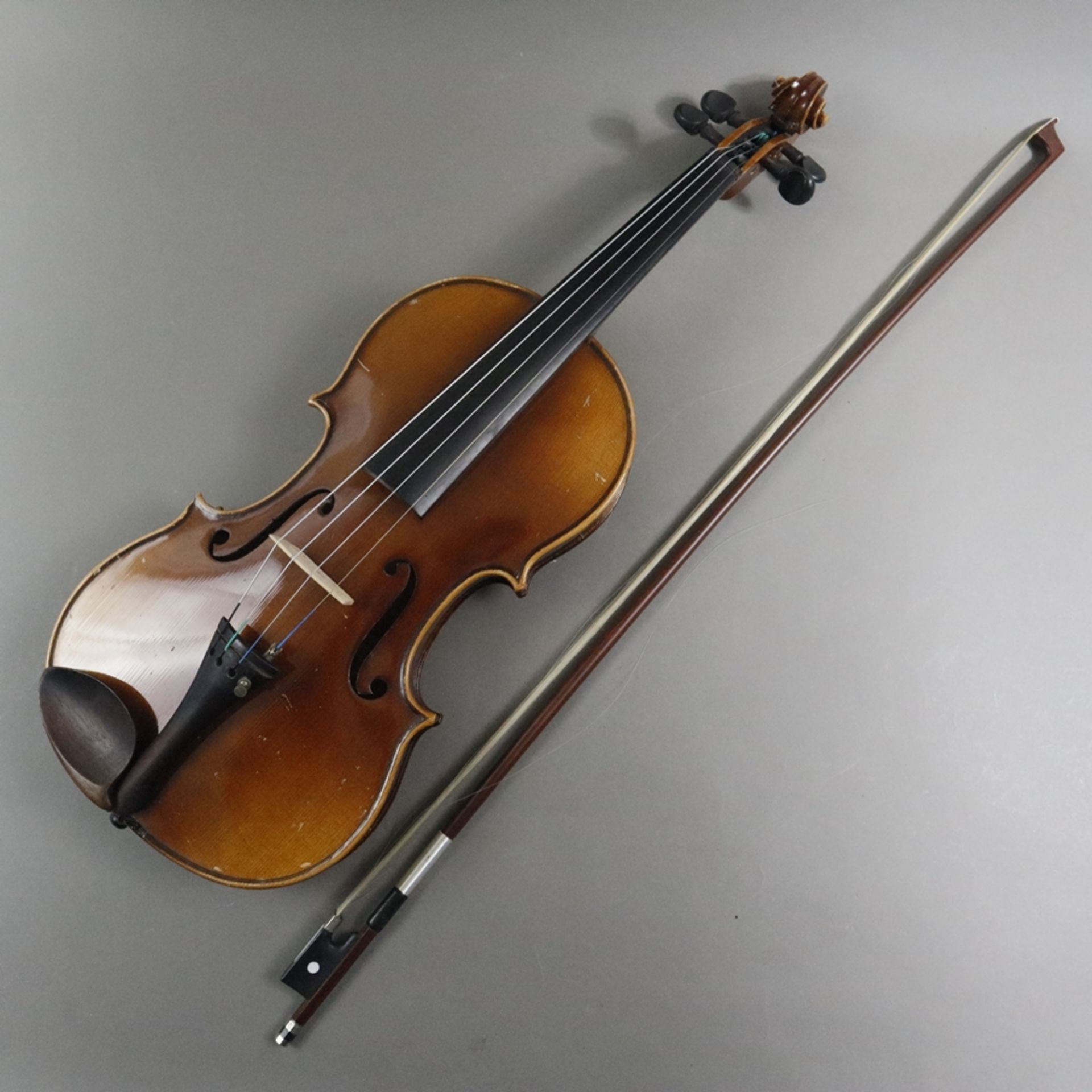 Alte deutsche Geige - 4/4 Größe, Schuster und Co, Markneuenkirchen, Baujahr 1941, auf 