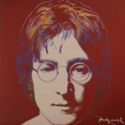 Warhol, Andy (1928 Pittsburgh - 1987 New York, nach) - "John Lennon", Granolithographie auf festem 