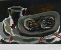 Braque / Brianchon - Zwei Farbholzschnitte aus Estampes Introduction de Robert Rey (1950), 1x Georg