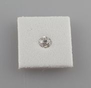 Loser natürlicher Diamant von 0,50 ct. mit Lasersignatur - Gewicht 0,50 ct.,sehr guter runder Brill