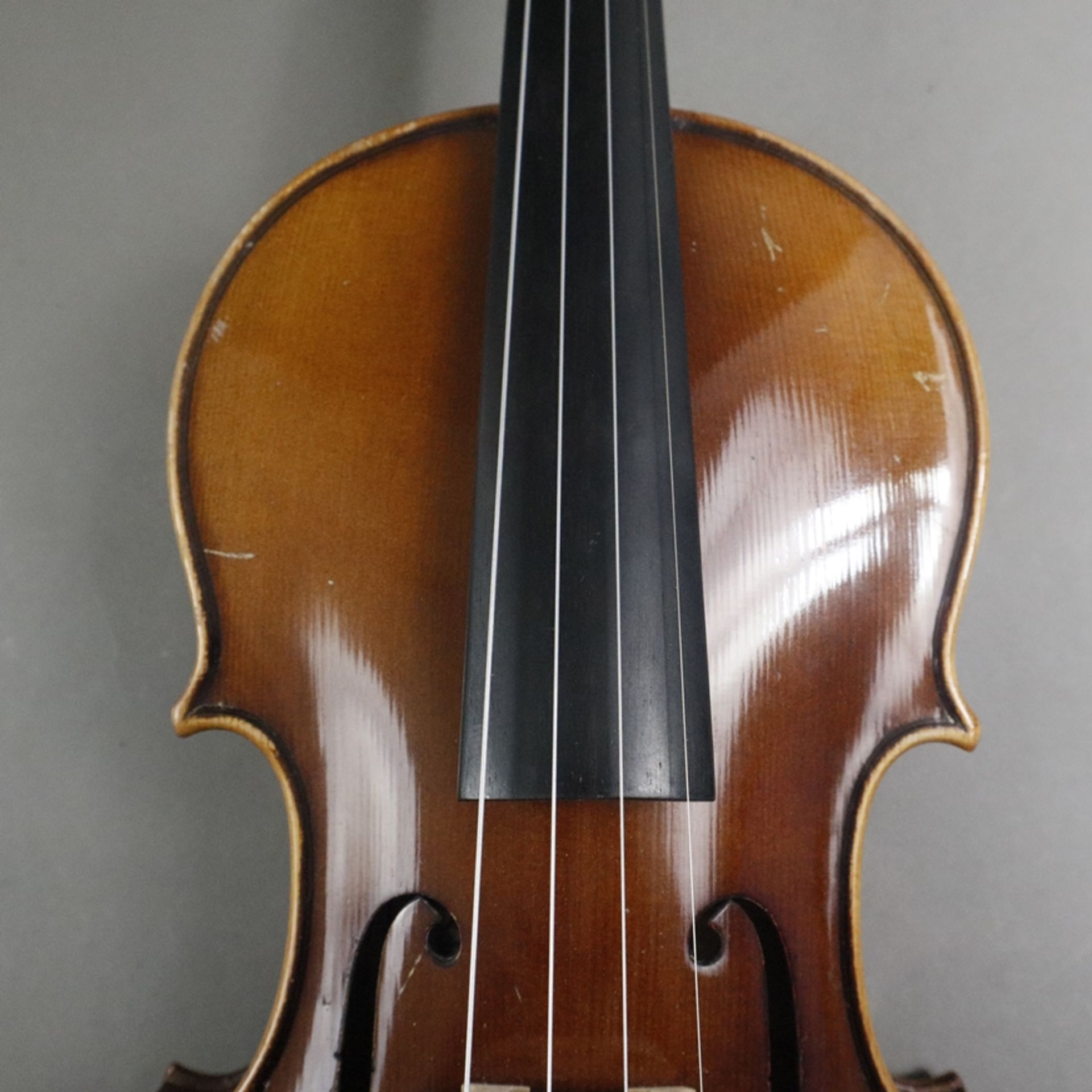Alte deutsche Geige - 4/4 Größe, Schuster und Co, Markneuenkirchen, Baujahr 1941, auf  - Bild 6 aus 13