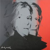 Warhol, Andy (1928 Pittsburgh - 1987 New York, nach) - "Self-Portrait", Granolithographie auf feste