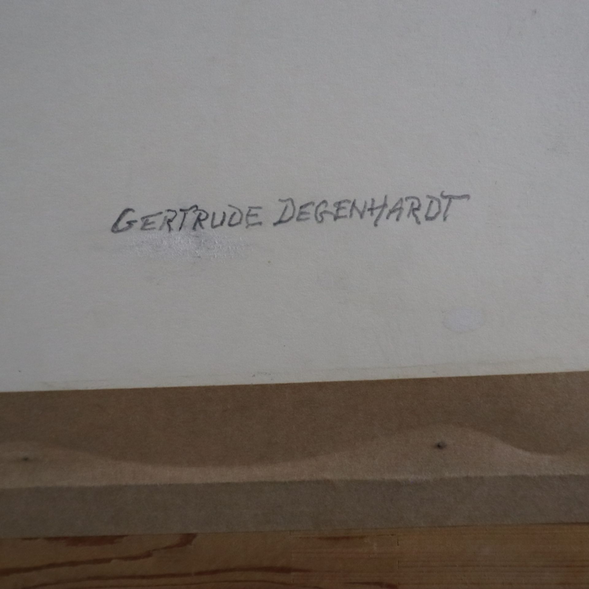 Degenhardt, Gertrude (*1940) - "Soldat, Soldat" (1967), Lithografie, im Stein signiert, datiert und - Image 8 of 8