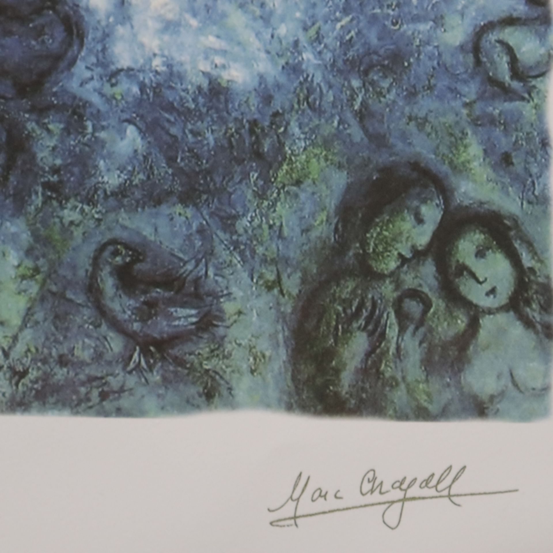Chagall, Marc (1887 Peskowatik - 1985 Saint-Paul-de-Vence) - Die Erschaffung des Menschen, Farblith - Bild 6 aus 6