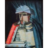Kopist/in (20. Jh.) - "Der Bibliothekar", Kopie nach einem Gemälde des italienischen Manieristen Gi