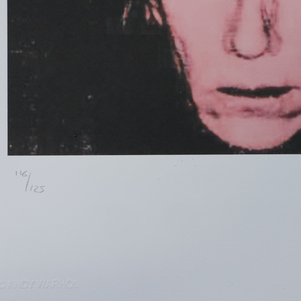 Warhol, Andy (1928 Pittsburgh - 1987 New York, nach) - " Self-Portrait", Farboffsetlithografie auf - Image 3 of 5