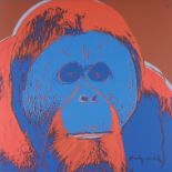 Warhol, Andy (1928 Pittsburgh - 1987 New York, nach) - "Urang Utan", Granolithographie auf festem P