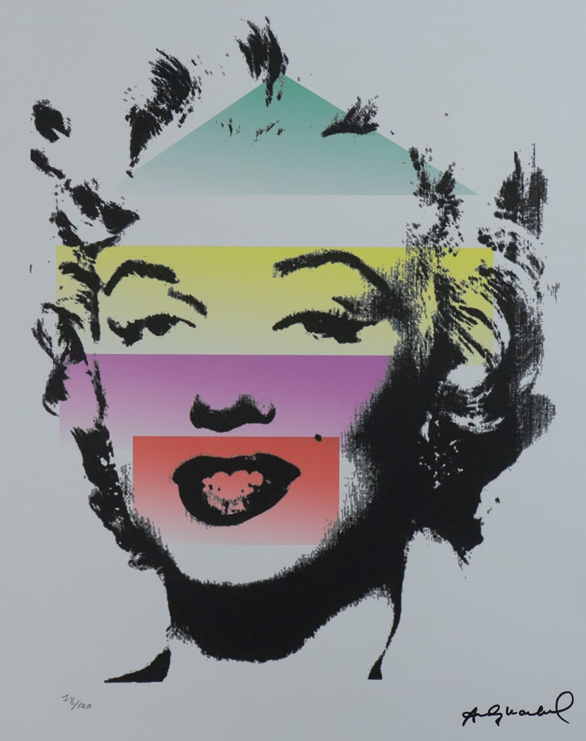 Warhol, Andy (1928 Pittsburgh - 1987 New York, nach) - " Marilyn", Farboffsetlithografie auf Arches