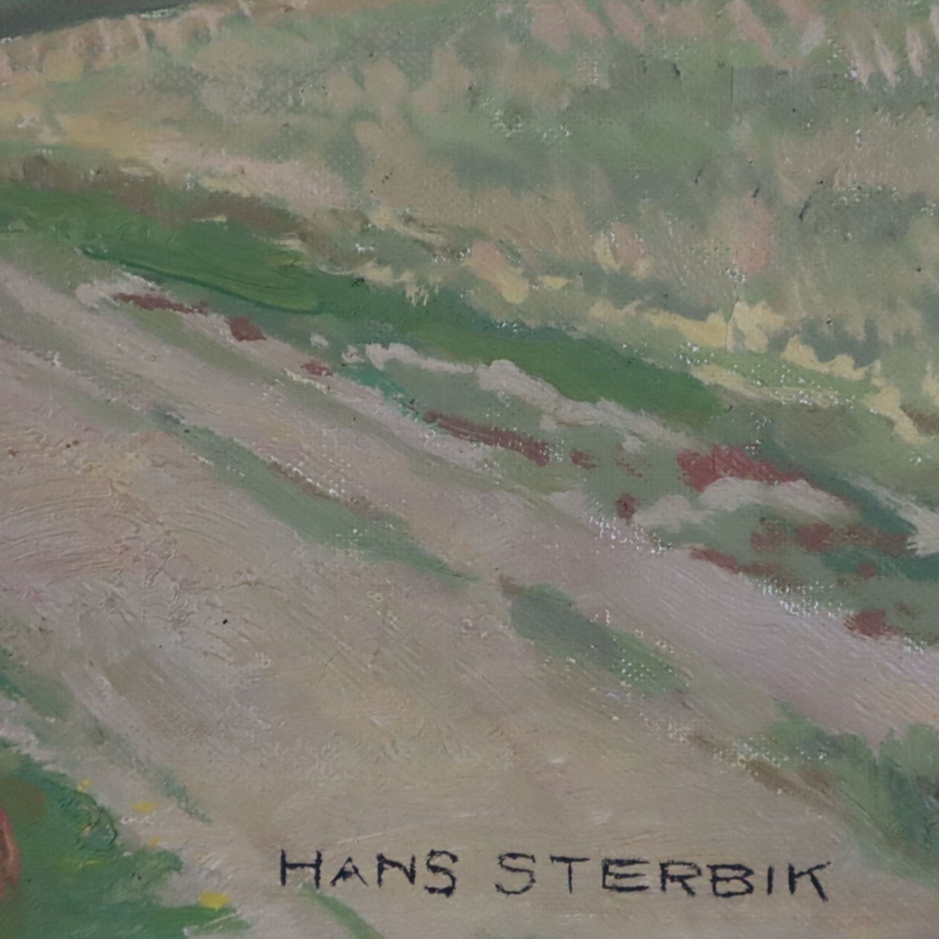 Sterbik, Hans (1907 Wien - 1944 Kalinin bei Kursk (Gefangenenlager) - Weitläufige sommerliche Lands - Image 8 of 10