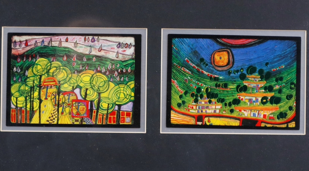 Hundertwasser, Friedensreich (1928 Wien - 2000 Queen Elizabeth 2, Pazifischer Ozean/Neuseeland) - Z - Image 2 of 6