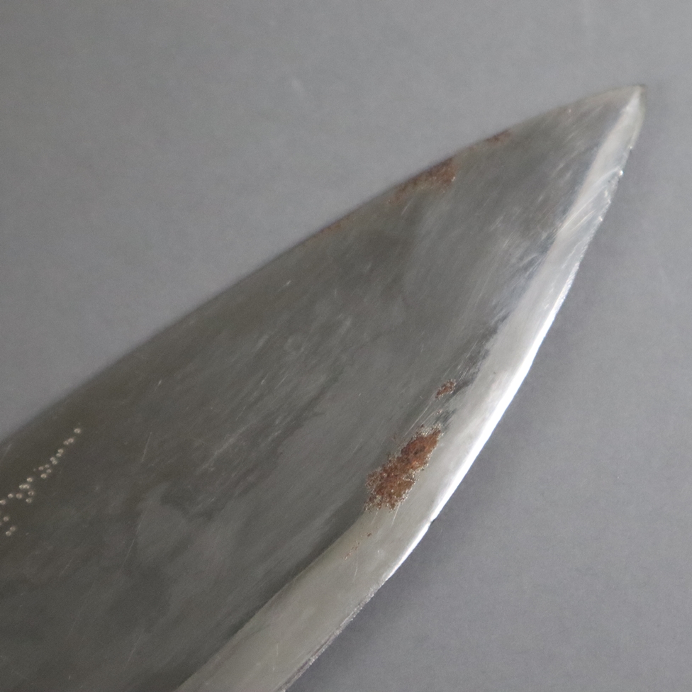 Großes Löwenkopfkhukuri (Kukri) - Indien, Gurkha-Haumesser, einschneidige stark gekrümmte Klinge (L - Image 7 of 10