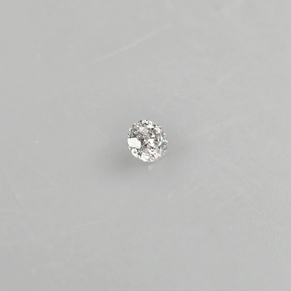 Loser natürlicher Diamant mit Lasersignatur - Gewicht 1,01 ct., sehr guter runder Brillantschliff, - Image 3 of 8