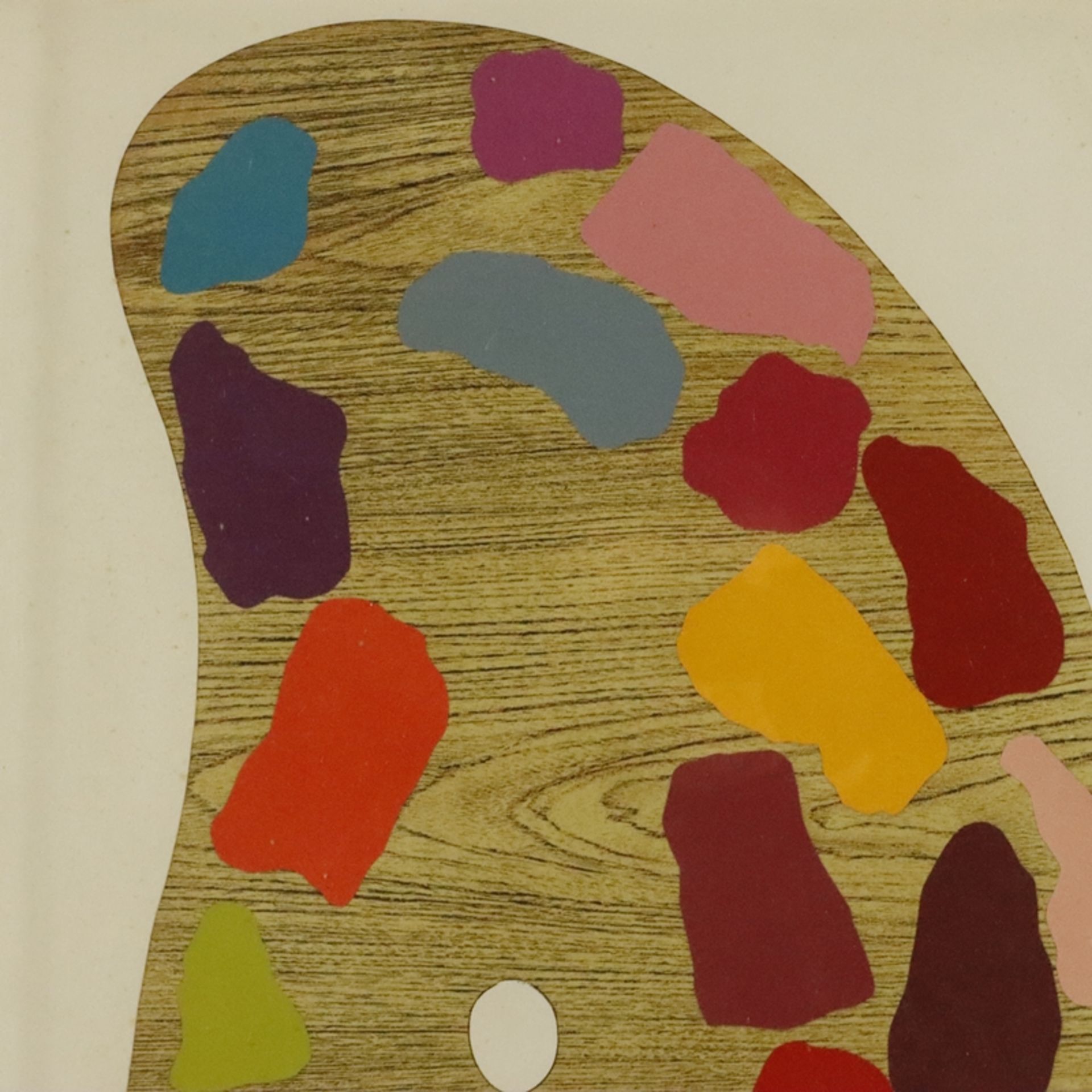 Dine, Jim (*1935 Cincinnati/ USA) - „Palette II“, 1969, Farbserigrafie auf beschichtetem Karton, un - Bild 2 aus 8