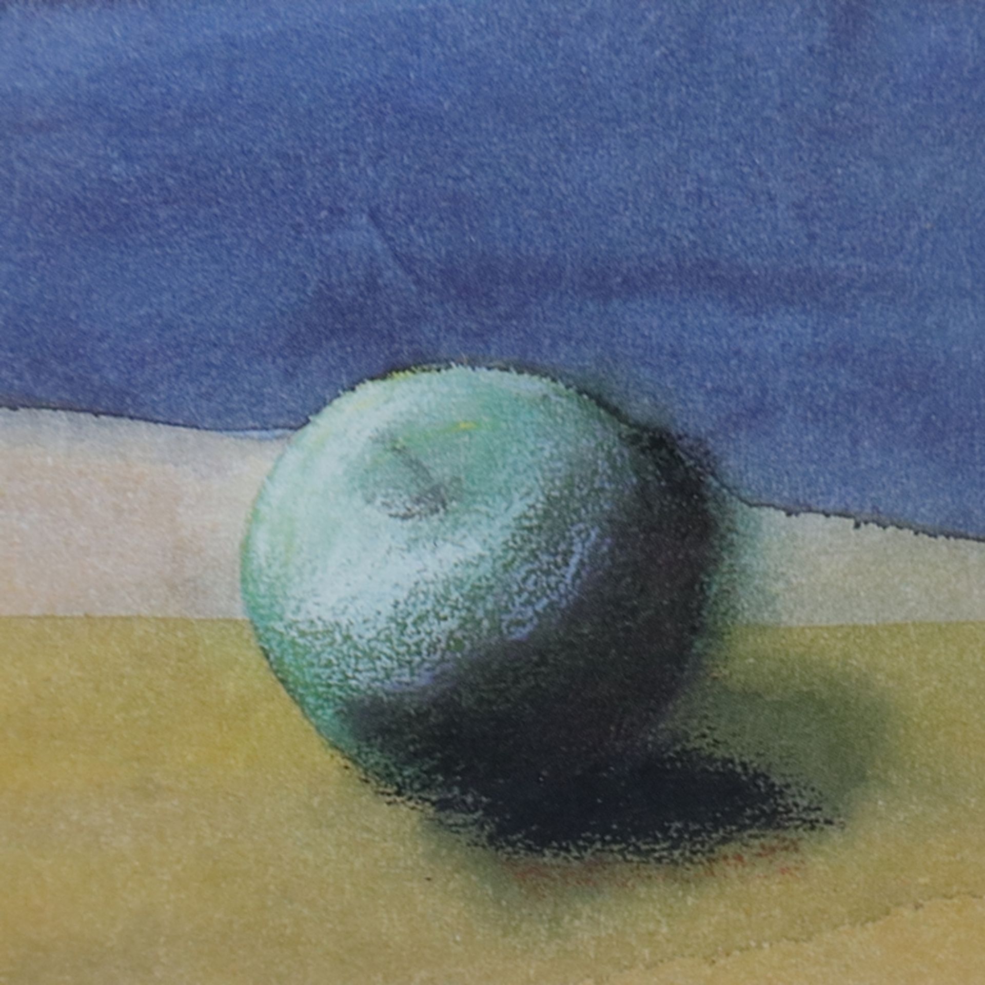 Richter, Gerhard (*1932 Dresden) - "Apfel", Kunstpostkarte nach einer Zeichnung von 1987, unten rec - Bild 3 aus 5