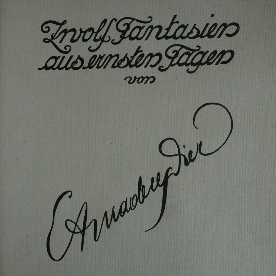 Dier, Erhard Amadeus (Wien 1893-1969 Klosterneuburg) - "Zwölf Fantasien aus ernsten Tagen", Kassett - Image 3 of 9