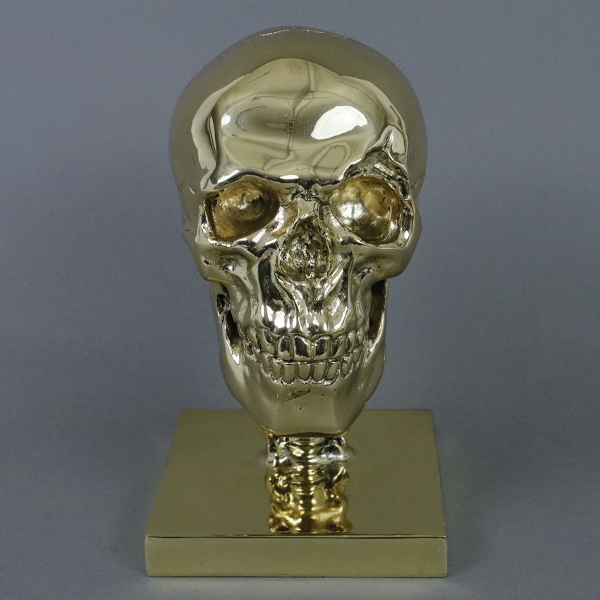 Carlos, Don Alberto (*1949) - „Aurora des Lebens“, Memento Mori-Bronze, goldfarben patiniert, glanz - Image 2 of 6