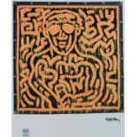 Haring, Keith (1958 Reading/Pennsylvania - 1990 New York City) - "Loneliness", Farboffsetlithografi
