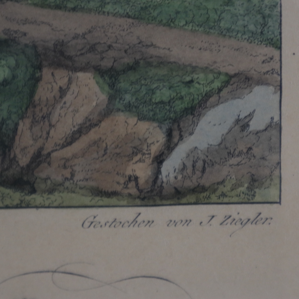 Ziegler, Johann (1749 Meiningen - 1802 Wien) - "Ansicht der Stadt und Gegend von Bonn - Vue de la V - Image 10 of 10