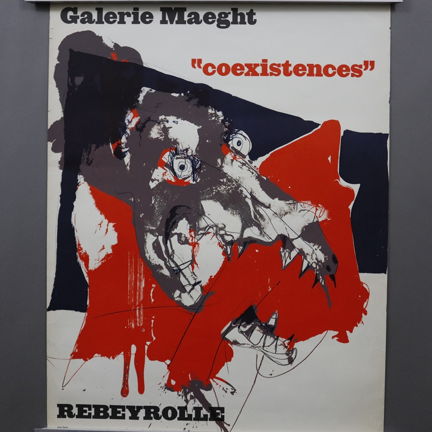 Drei Ausstellungsplakate für die Galerie Maeght - 3 Farblithografien: Adami, Valerio (*1935 Bologna - Image 3 of 6