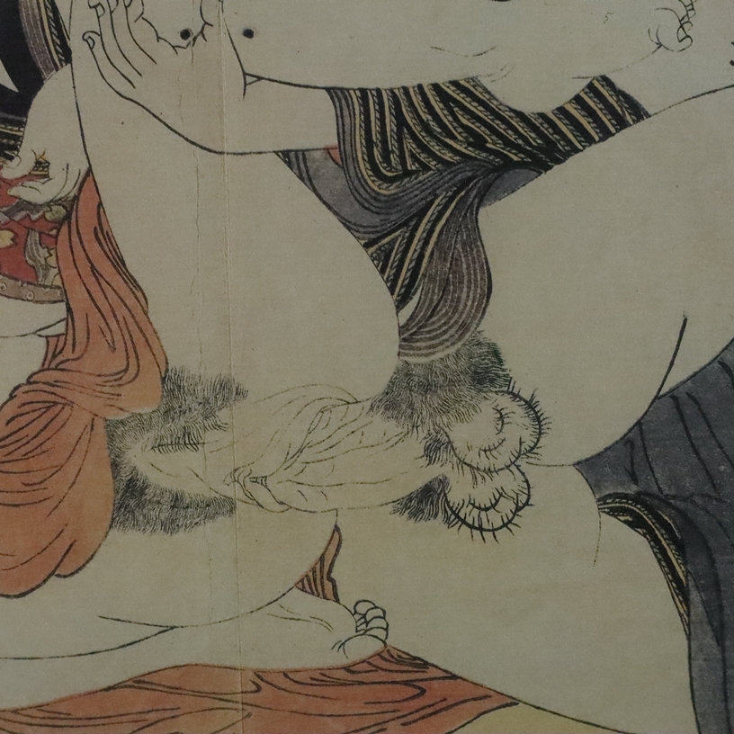 Kitagawa, Utamaro (1753-1806 japanischer Meister des klassischen japanischen Farbholzschnitts, nach - Image 4 of 5