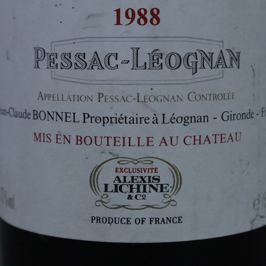 Wein - 1988 Château Brown Pessac-Leognan, France, 750 ml, Füllstand: Top Shoulder, Etikett verschmu - Image 5 of 5