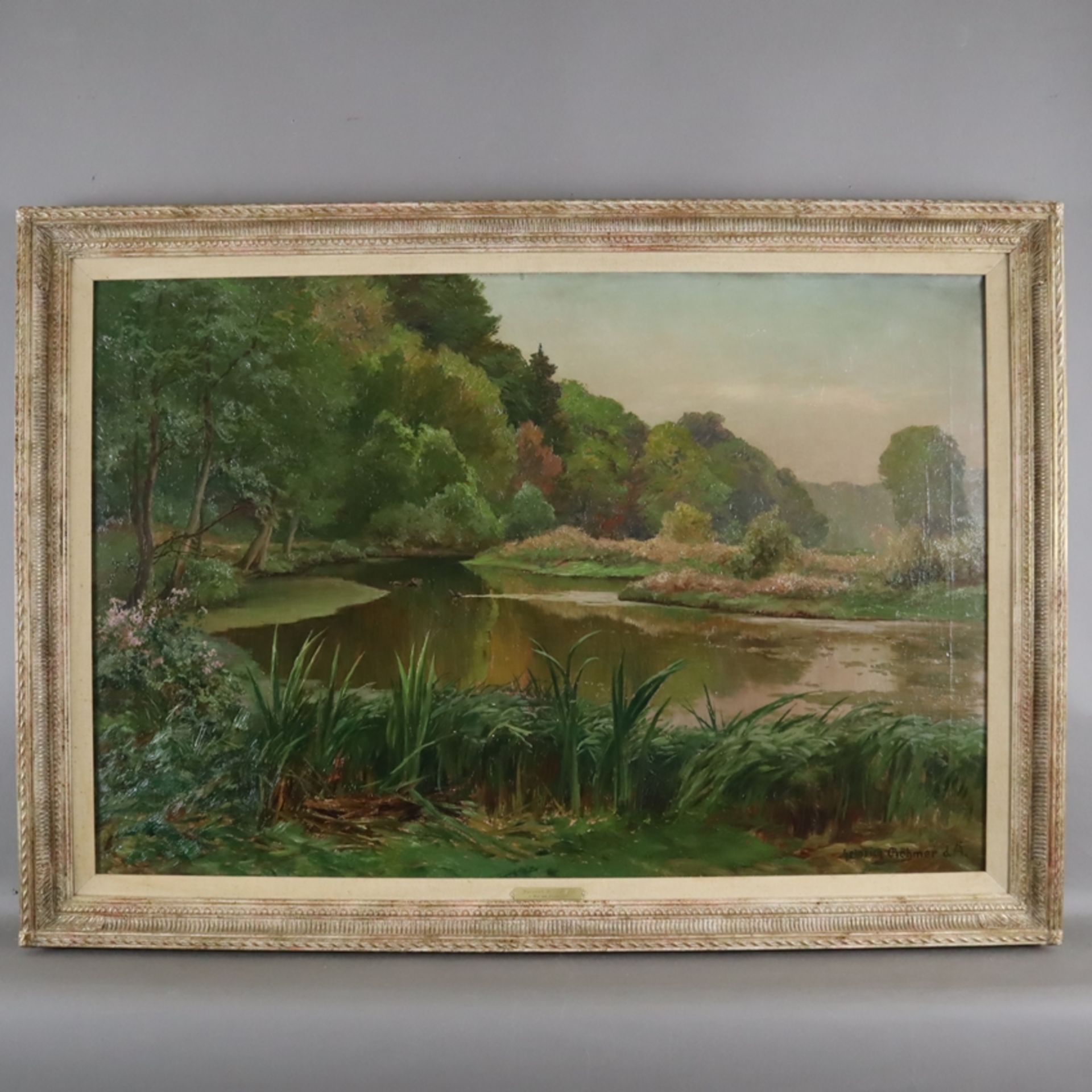 Böhmer, Heinrich d. Ä. (1852 -Düsseldorf- 1930/ renommierter deutscher Landschaftsmaler, Meistersch - Bild 2 aus 11