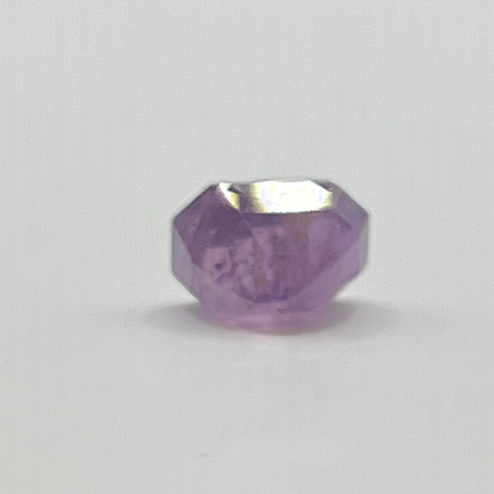 Loser Saphir - 2,15 ct, Herkunft: Burma, pink-purpur, Facettenschliff, Maße: 7,6 x 5,3 x 5,3 mm, Ze - Image 3 of 4