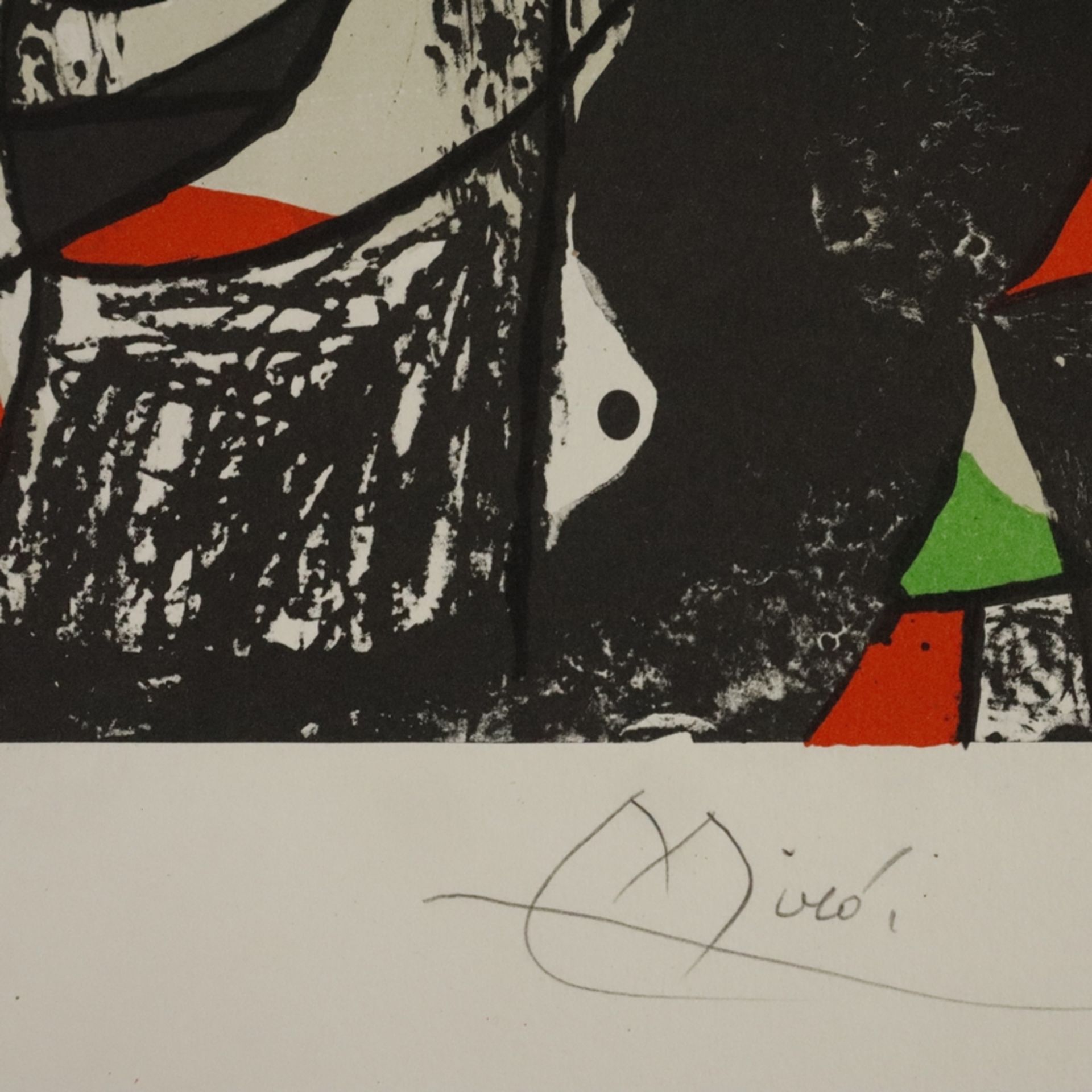 Miró, Joan (1893 Montroig - 1983 Mallorca) - "Les Révolutions Scéniques du XXe Siècle", 1975, recht - Image 4 of 5