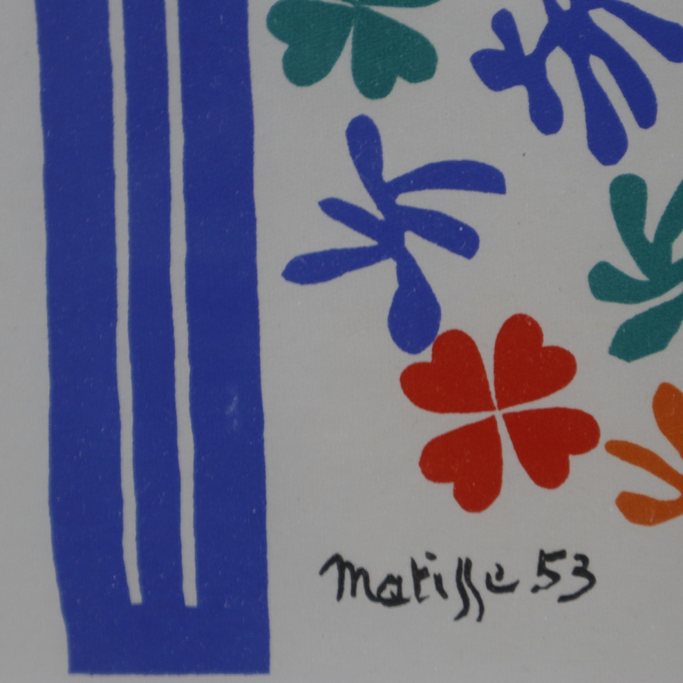 Matisse, Henri (1869 Le Chateau - 1954 Nizza, nach) - "Apollon", Farblithografie nach dem gleichnam - Image 5 of 5