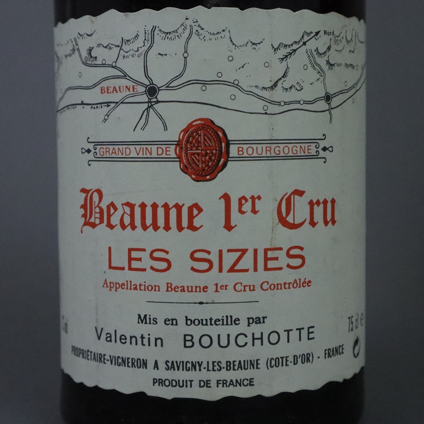 Weinkonvolut - 2 Flaschen 1978 + 2001, Domaine Valentin Bouchotte, Beaune 1er Cru, les Sizies, Fran - Image 4 of 7