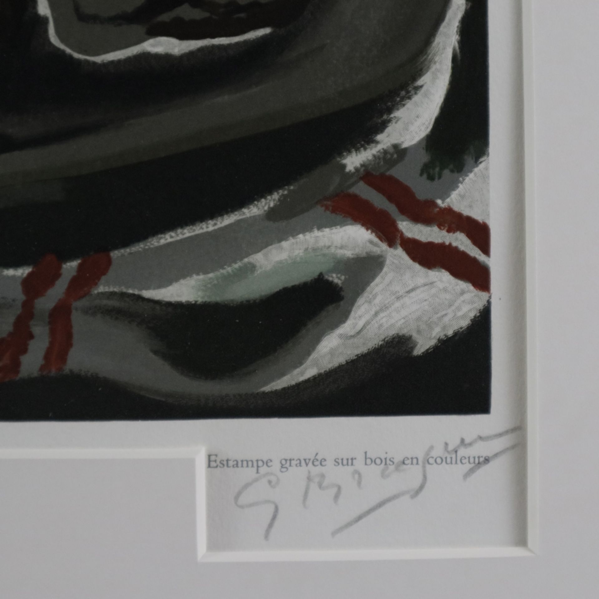 Braque / Brianchon - Zwei Farbholzschnitte aus Estampes Introduction de Robert Rey (1950), 1x Georg - Bild 3 aus 9