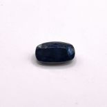 Loser Saphir - 9,0 ct, Herkunft: Madagaskar, blau, Kissenschliff, Maße: 11,4 x 6,3 x 6,1mm, Zertifi