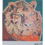 Warhol, Andy (1928 Pittsburgh - 1987 New York, nach) - "Siberian Tiger", Farboffsetlithografie auf