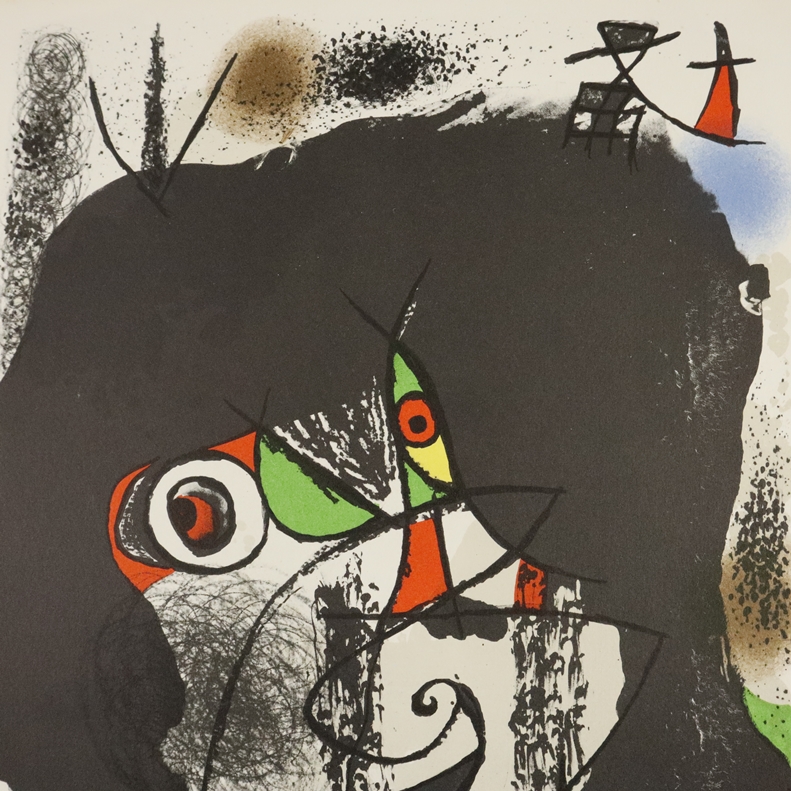 Miró, Joan (1893 Montroig - 1983 Mallorca) - "Les Révolutions Scéniques du XXe Siècle", 1975, recht - Image 3 of 5