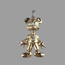 Goldanhänger "Mickey Mouse" - Gelbgold 585/000, verso gemarkt "©Disney" und gestempelt "585", Obert