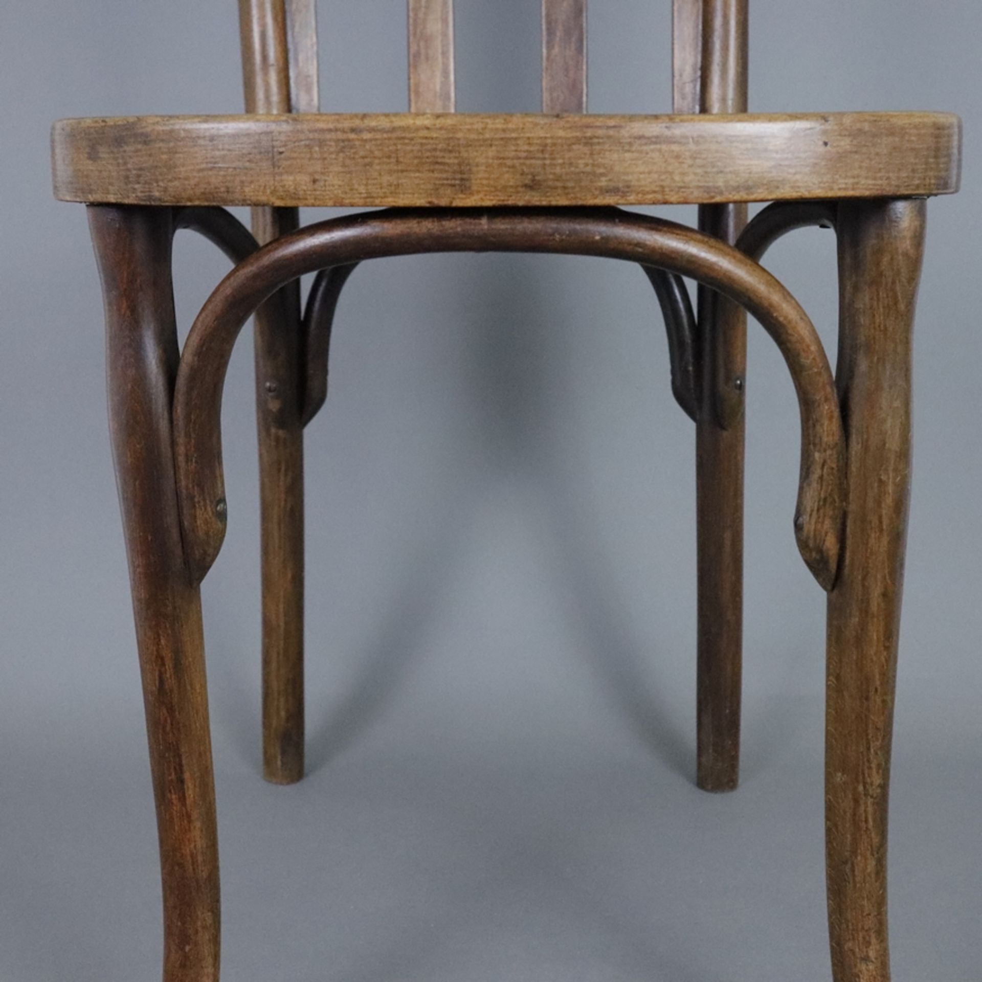 Ein Paar kleinere Esszimmerstühle - Entwurf Josef Hoffmann (1870-1956) für Jacob & Josef Kohn, Öste - Image 5 of 8