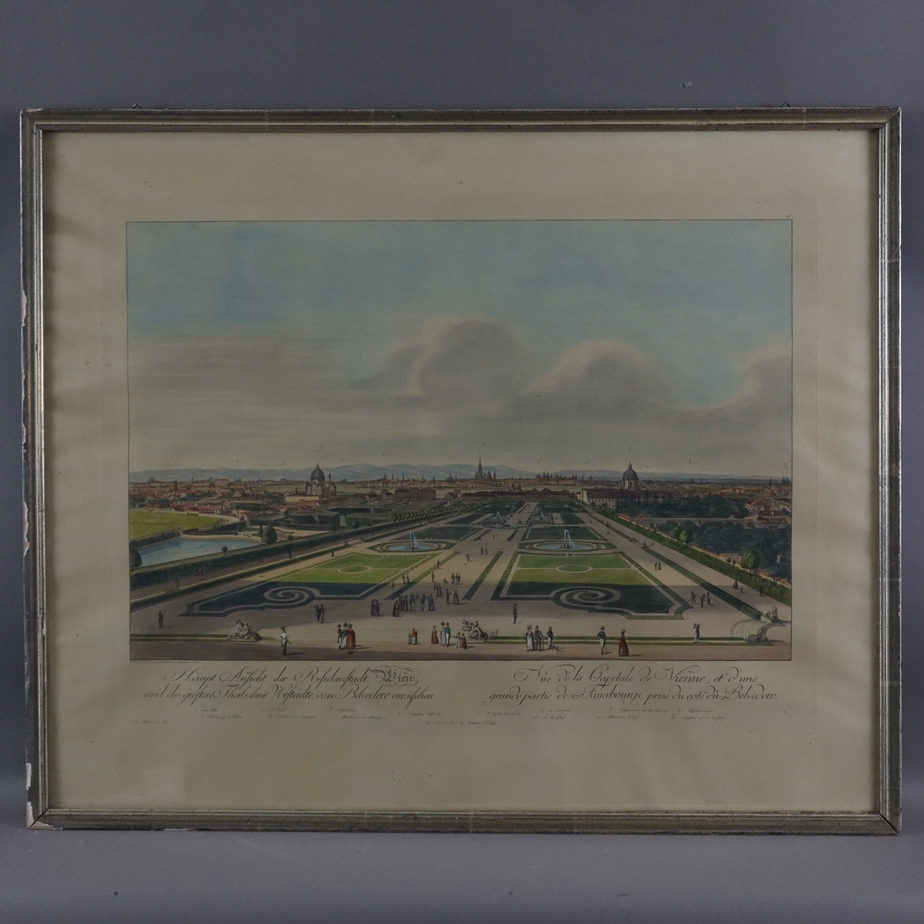 Schütz, Carl (1745-1800) - "Haupt Ansicht der Residenzstadt Wien, und des grösten Theils ihrer Vors - Image 2 of 11