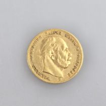 Goldmünze 10 Mark 1873 - Deutsches Kaiserreich, Wilhelm Deutscher Kaiser König v. Preußen, 900/000 