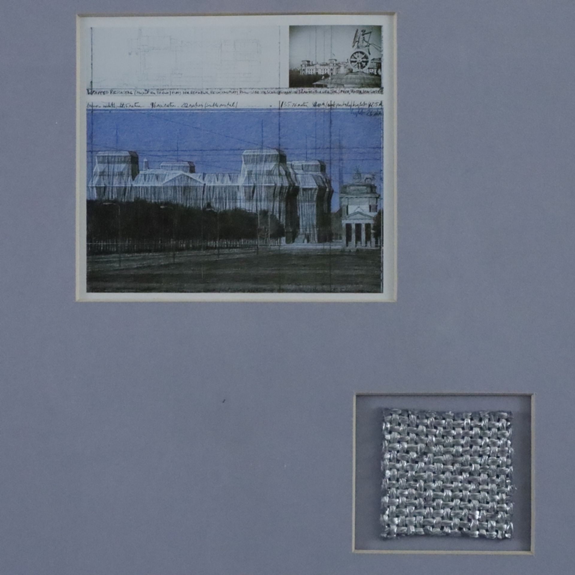 Christo (*1935 Bulgarien) und Jeanne-Claude (1935 Casablanca - 2009 New York City) - "Verhüllter Re