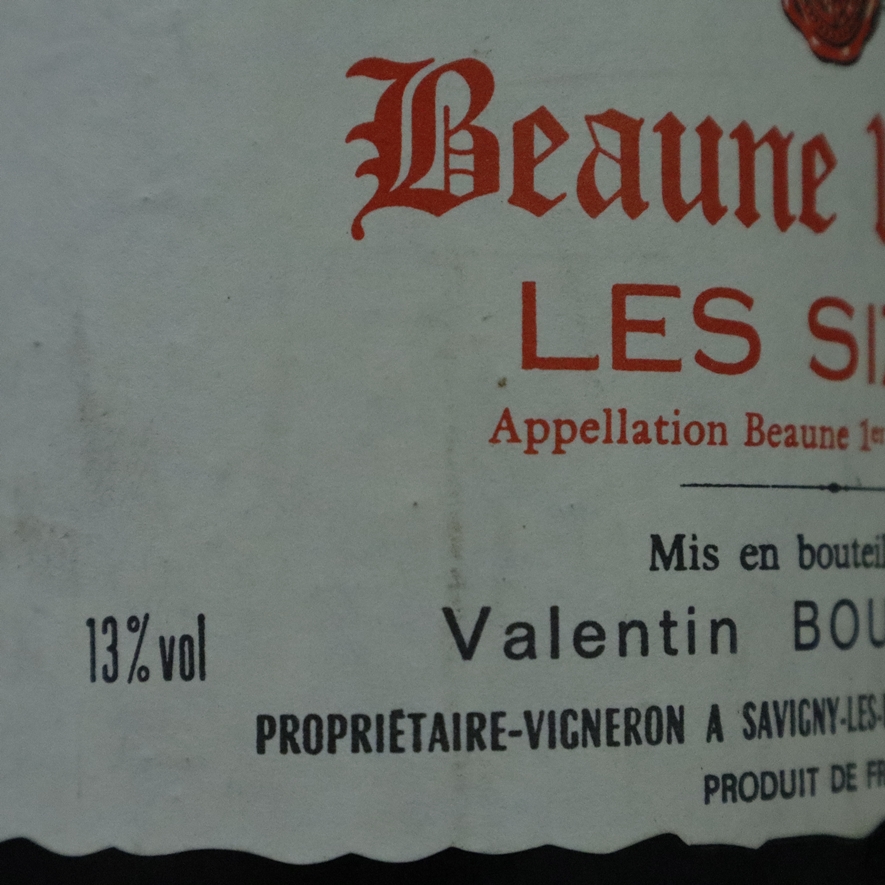 Weinkonvolut - 2 Flaschen 1978 + 2001, Domaine Valentin Bouchotte, Beaune 1er Cru, les Sizies, Fran - Image 5 of 7