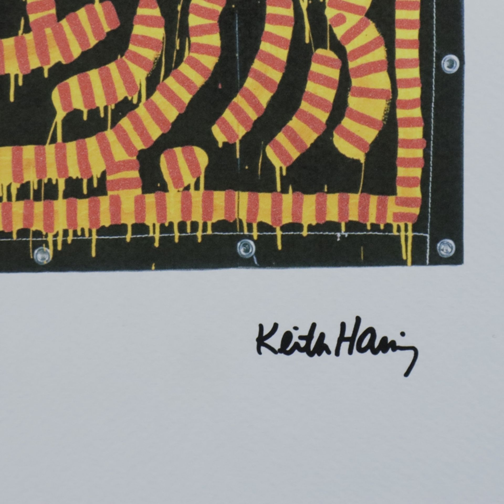 Haring, Keith (1958 Reading/Pennsylvania - 1990 New York City) - "Loneliness", Farboffsetlithografi - Bild 4 aus 5