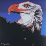 Warhol, Andy (1928 Pittsburgh - 1987 New York, nach) - "Bald Eagle", Granolithographie auf festem P