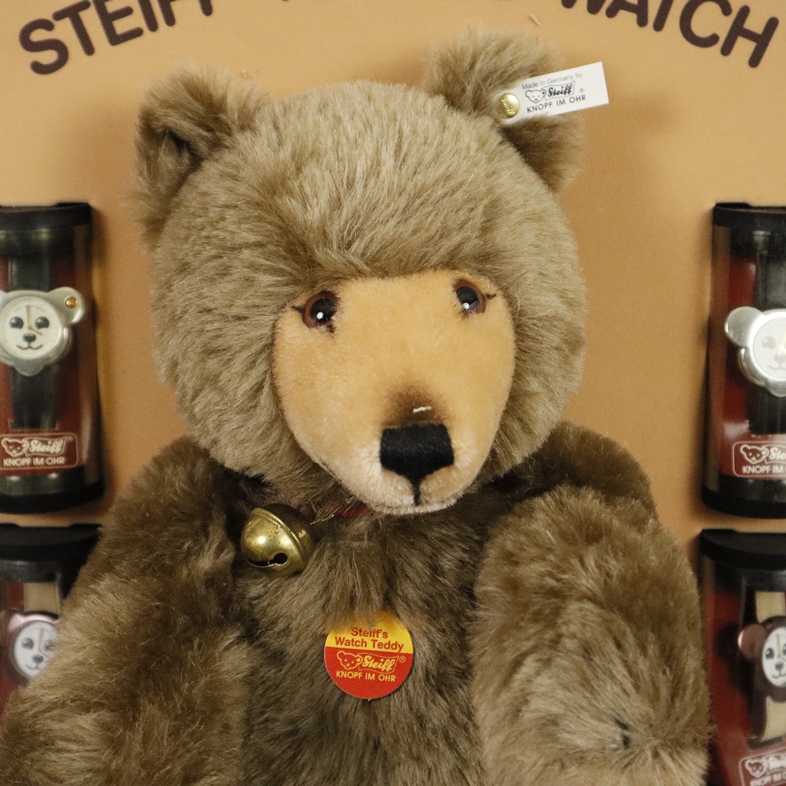 "Steiff Teddys Watch" - Präsentationsaufsteller mit Teddy und 12 Armbanduhren in Präsentations-Etui - Image 2 of 10