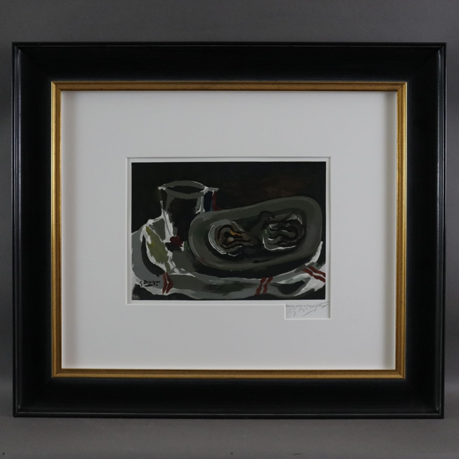 Braque / Brianchon - Zwei Farbholzschnitte aus Estampes Introduction de Robert Rey (1950), 1x Georg - Image 2 of 9