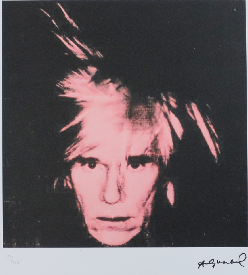 Warhol, Andy (1928 Pittsburgh - 1987 New York, nach) - " Self-Portrait", Farboffsetlithografie auf