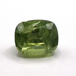 Loser Peridot - 9,51ct, olivgrün, Facettenschliff, Maße: 12,9 x 10,4 x 8,8 mm, Zertifikat GGI (Gala