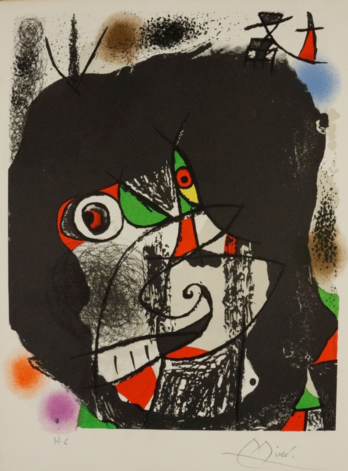 Miró, Joan (1893 Montroig - 1983 Mallorca) - "Les Révolutions Scéniques du XXe Siècle", 1975, recht